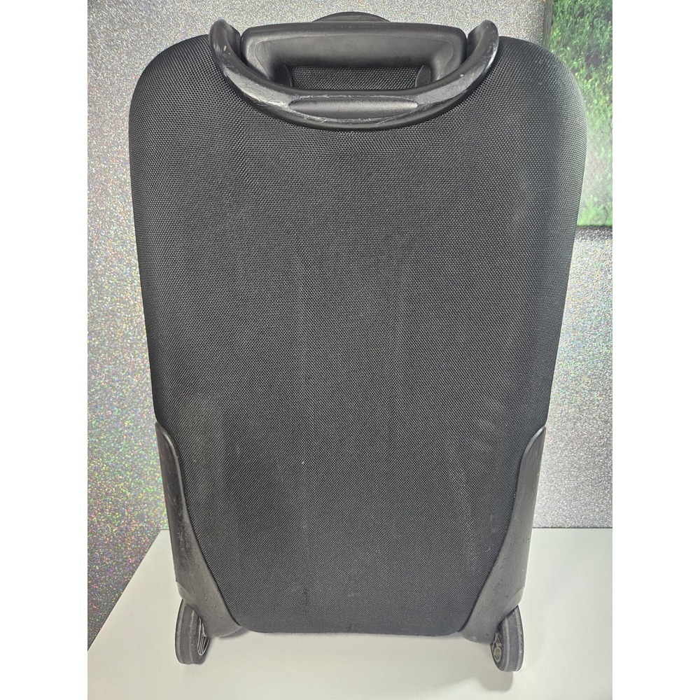 T-Tech by TUMI Black Ballistic Nylon Rolling Carry-On Suitcase Luggage 57622D - Picture 2 of 14